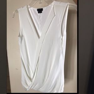 Theory surplice sleeveless top